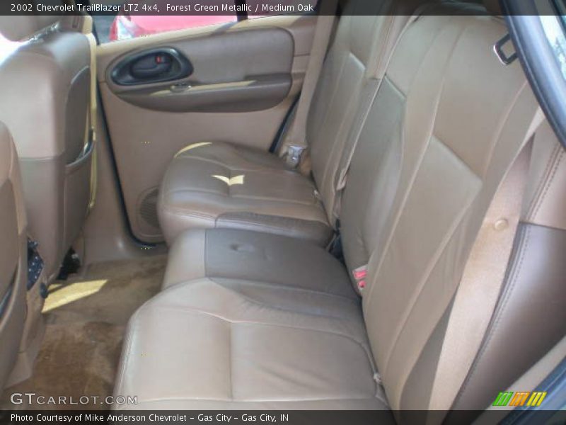 Forest Green Metallic / Medium Oak 2002 Chevrolet TrailBlazer LTZ 4x4
