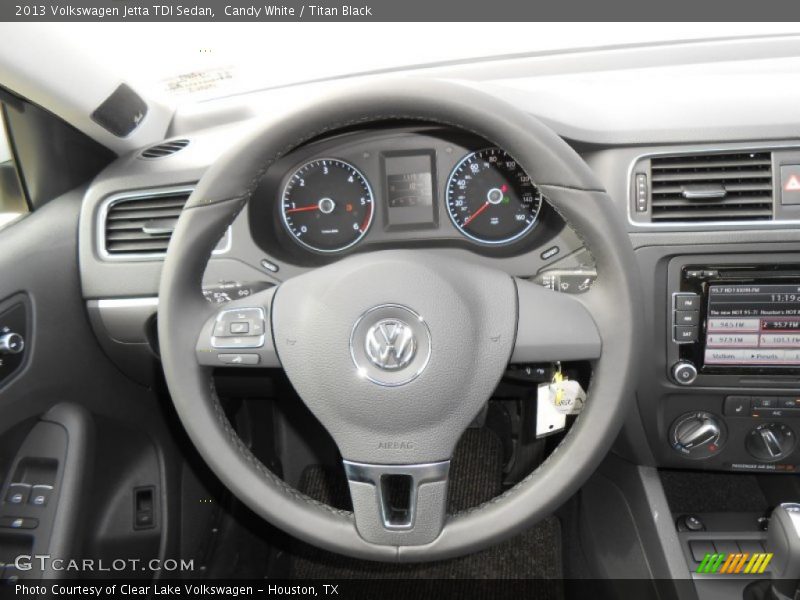 Candy White / Titan Black 2013 Volkswagen Jetta TDI Sedan