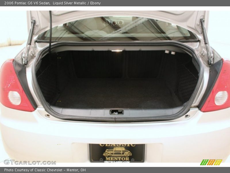 Liquid Silver Metallic / Ebony 2006 Pontiac G6 V6 Sedan