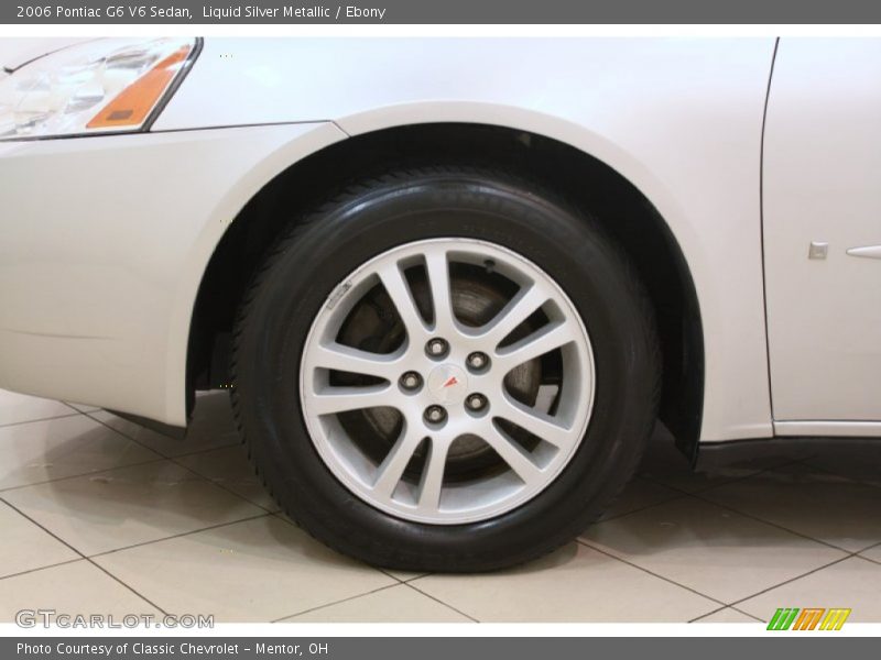 Liquid Silver Metallic / Ebony 2006 Pontiac G6 V6 Sedan