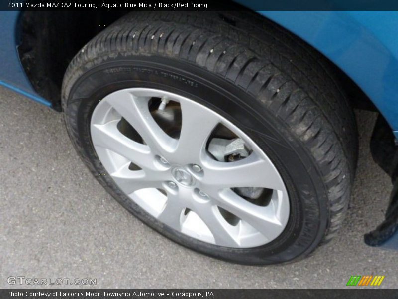 Aquatic Blue Mica / Black/Red Piping 2011 Mazda MAZDA2 Touring