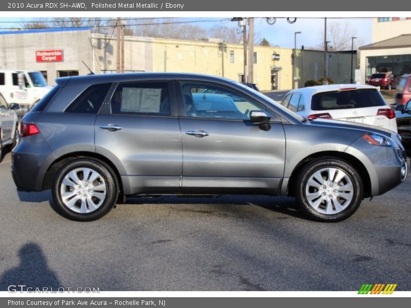 Polished Metal Metallic / Ebony 2010 Acura RDX SH-AWD