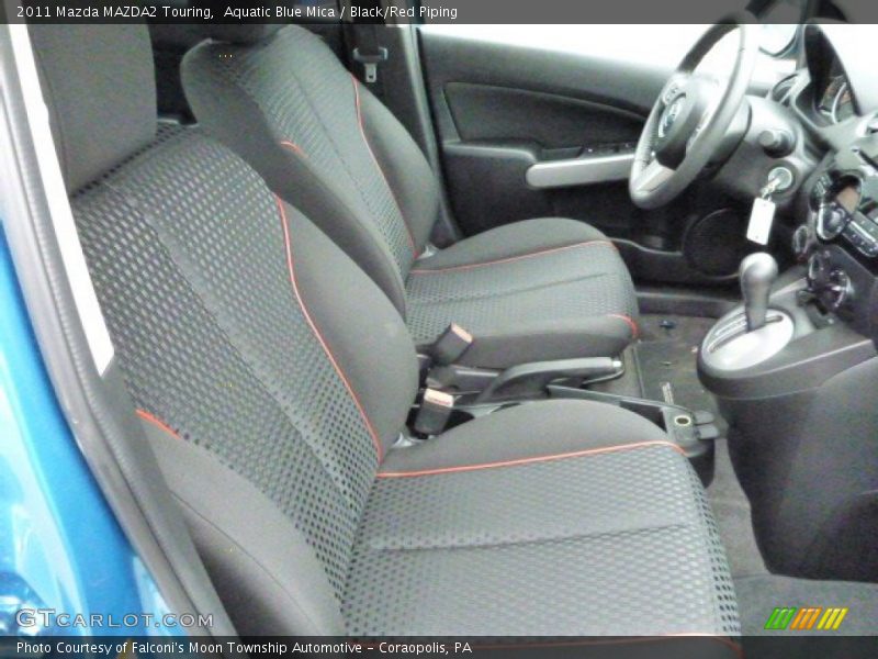 2011 MAZDA2 Touring Black/Red Piping Interior