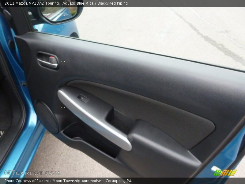 Aquatic Blue Mica / Black/Red Piping 2011 Mazda MAZDA2 Touring