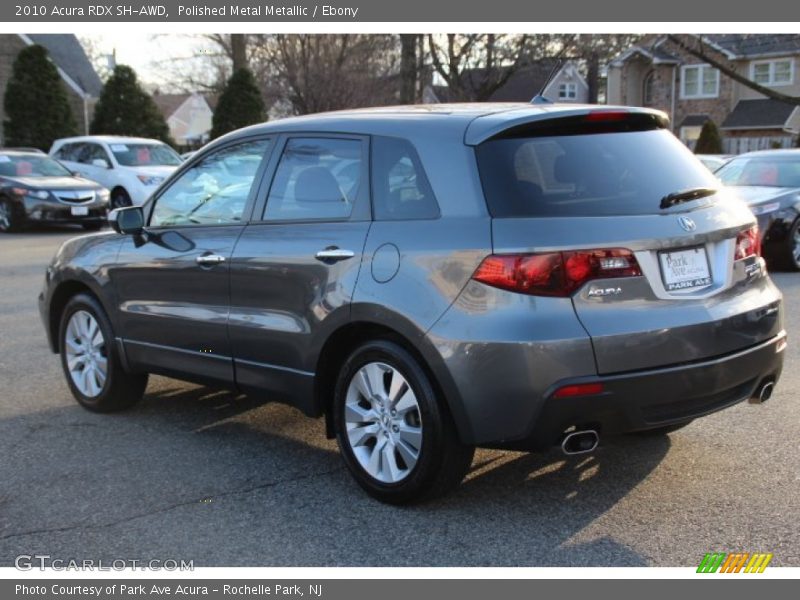 Polished Metal Metallic / Ebony 2010 Acura RDX SH-AWD