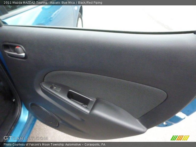 Aquatic Blue Mica / Black/Red Piping 2011 Mazda MAZDA2 Touring