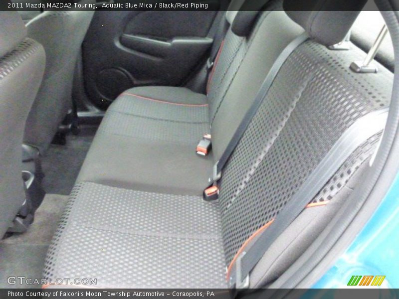 Aquatic Blue Mica / Black/Red Piping 2011 Mazda MAZDA2 Touring