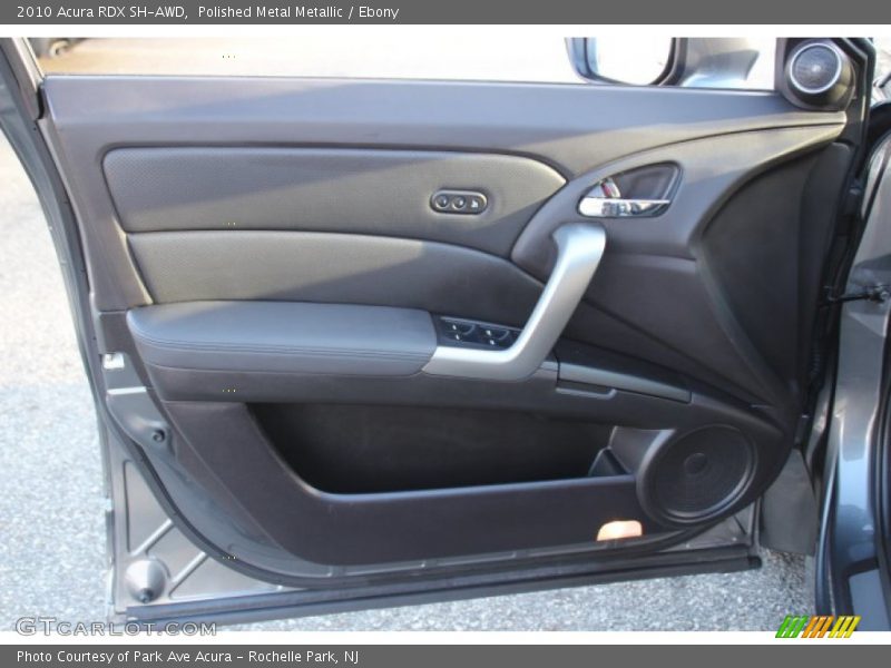 Polished Metal Metallic / Ebony 2010 Acura RDX SH-AWD