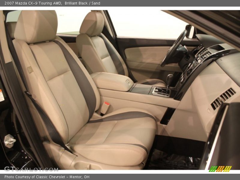 Brilliant Black / Sand 2007 Mazda CX-9 Touring AWD