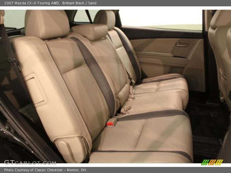 Brilliant Black / Sand 2007 Mazda CX-9 Touring AWD