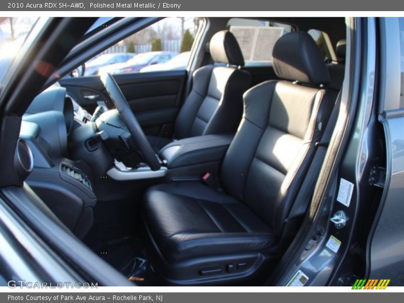 Polished Metal Metallic / Ebony 2010 Acura RDX SH-AWD