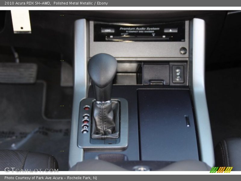 Polished Metal Metallic / Ebony 2010 Acura RDX SH-AWD