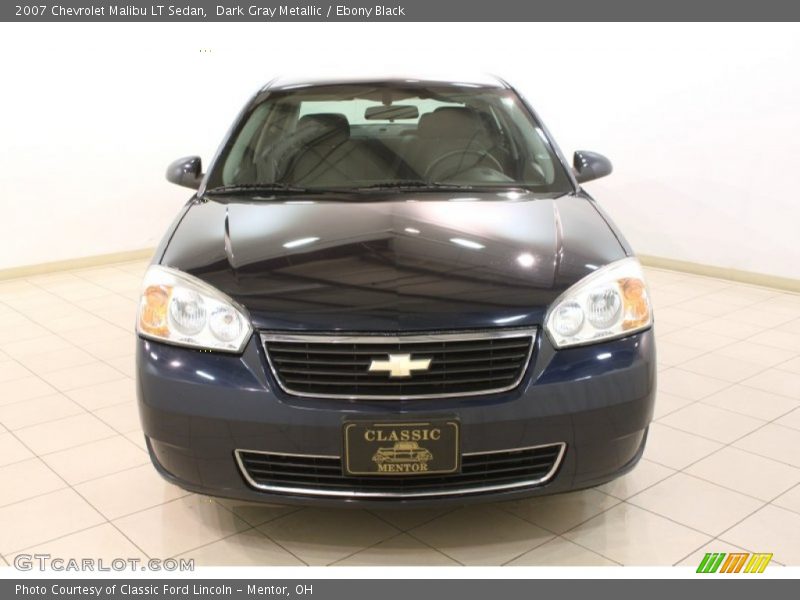 Dark Gray Metallic / Ebony Black 2007 Chevrolet Malibu LT Sedan