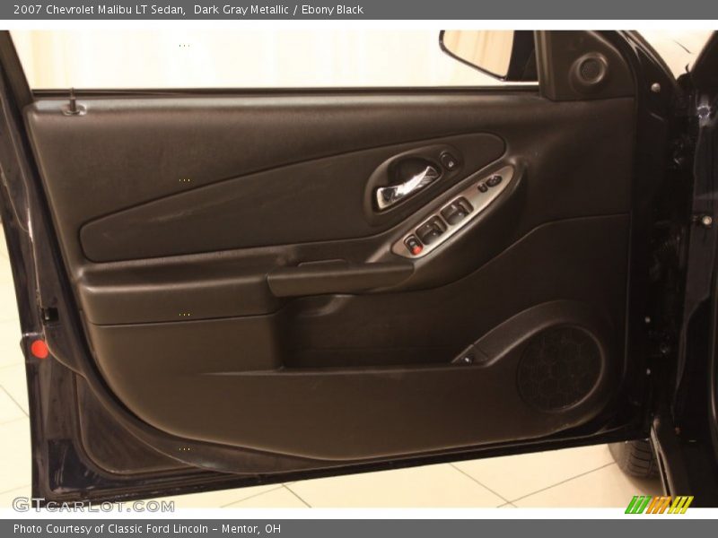 Dark Gray Metallic / Ebony Black 2007 Chevrolet Malibu LT Sedan