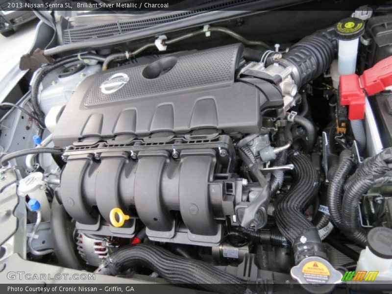 Brilliant Silver Metallic / Charcoal 2013 Nissan Sentra SL