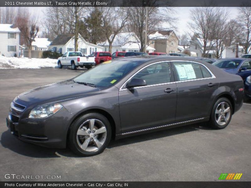 Taupe Gray Metallic / Ebony 2011 Chevrolet Malibu LT