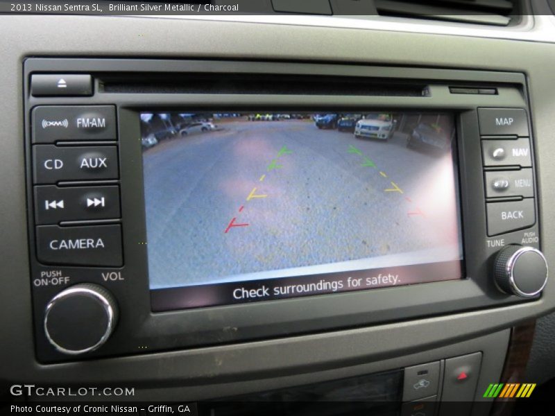 Brilliant Silver Metallic / Charcoal 2013 Nissan Sentra SL