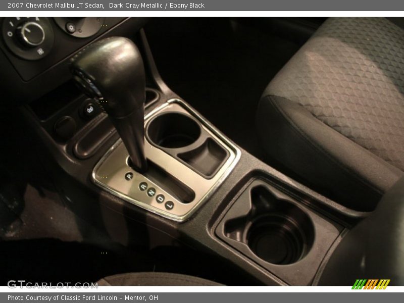 Dark Gray Metallic / Ebony Black 2007 Chevrolet Malibu LT Sedan