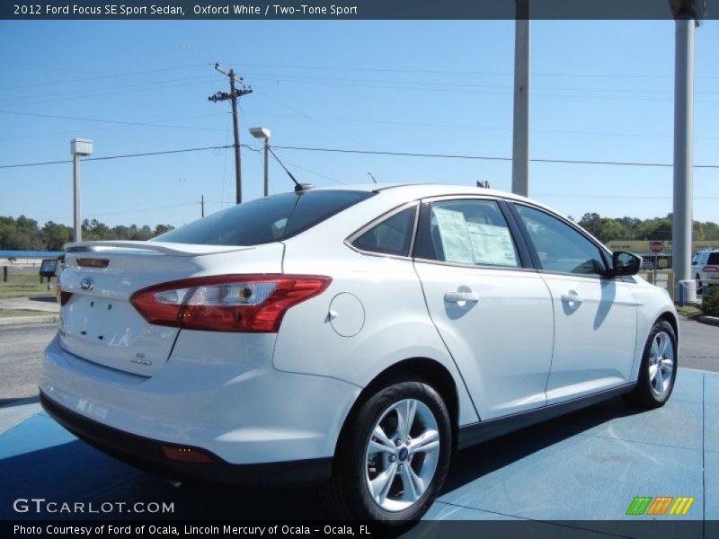 Oxford White / Two-Tone Sport 2012 Ford Focus SE Sport Sedan