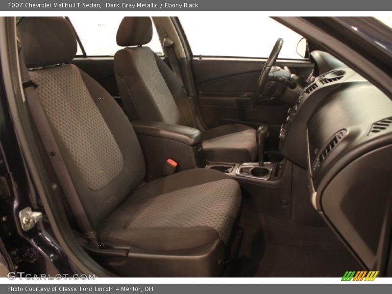 Dark Gray Metallic / Ebony Black 2007 Chevrolet Malibu LT Sedan