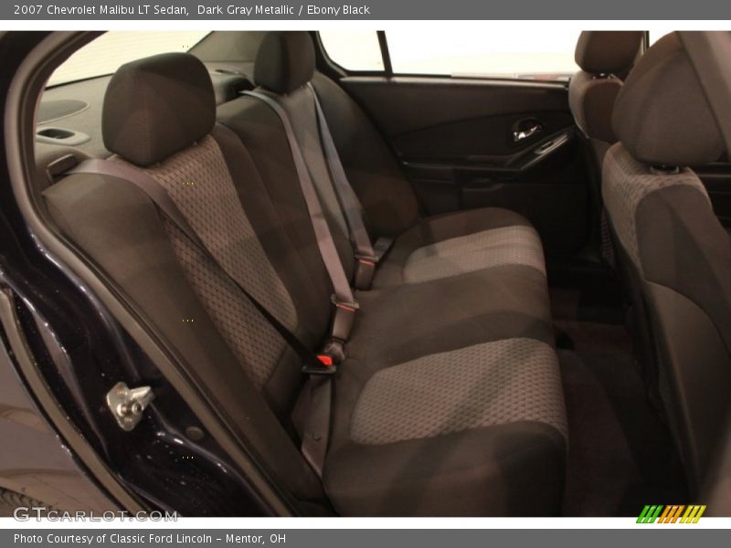 Dark Gray Metallic / Ebony Black 2007 Chevrolet Malibu LT Sedan