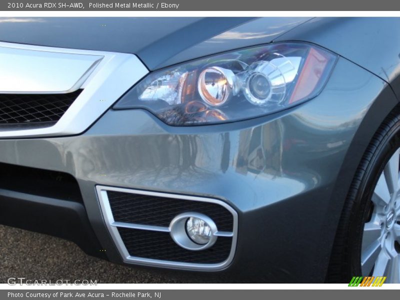 Polished Metal Metallic / Ebony 2010 Acura RDX SH-AWD