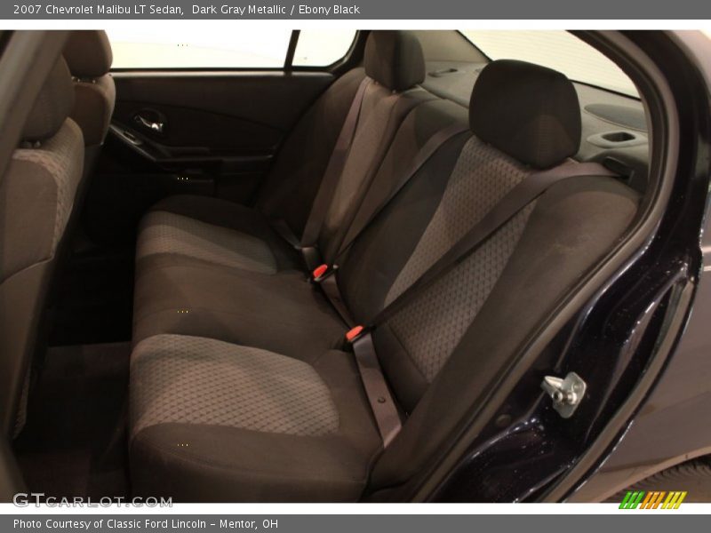 Dark Gray Metallic / Ebony Black 2007 Chevrolet Malibu LT Sedan