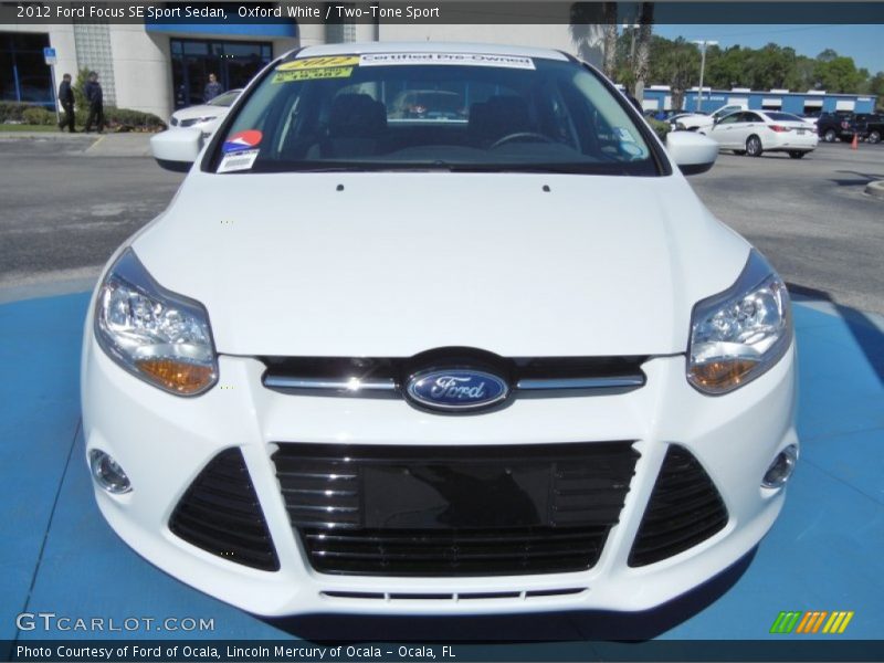 Oxford White / Two-Tone Sport 2012 Ford Focus SE Sport Sedan
