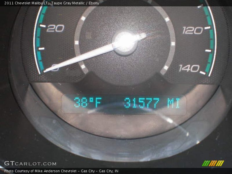 Taupe Gray Metallic / Ebony 2011 Chevrolet Malibu LT