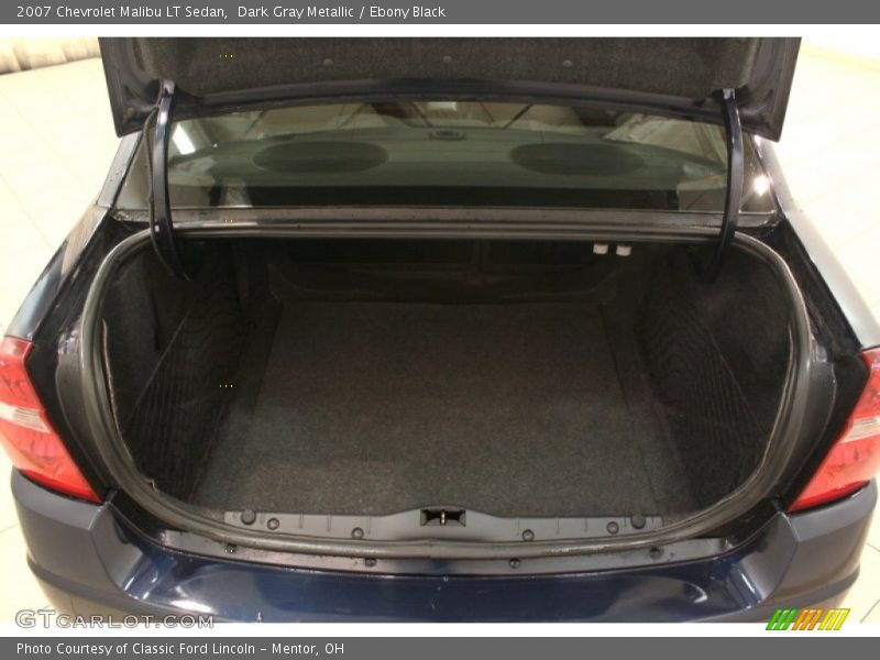 Dark Gray Metallic / Ebony Black 2007 Chevrolet Malibu LT Sedan