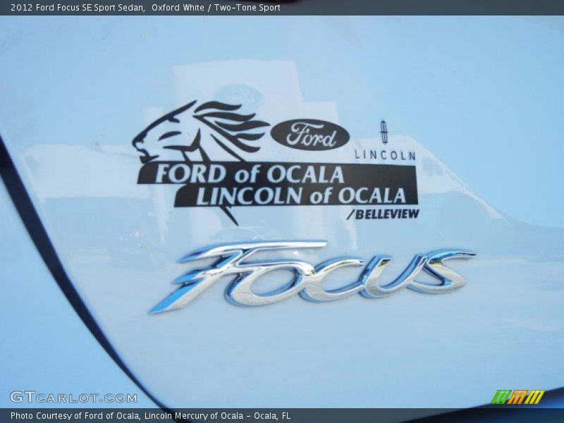 Oxford White / Two-Tone Sport 2012 Ford Focus SE Sport Sedan