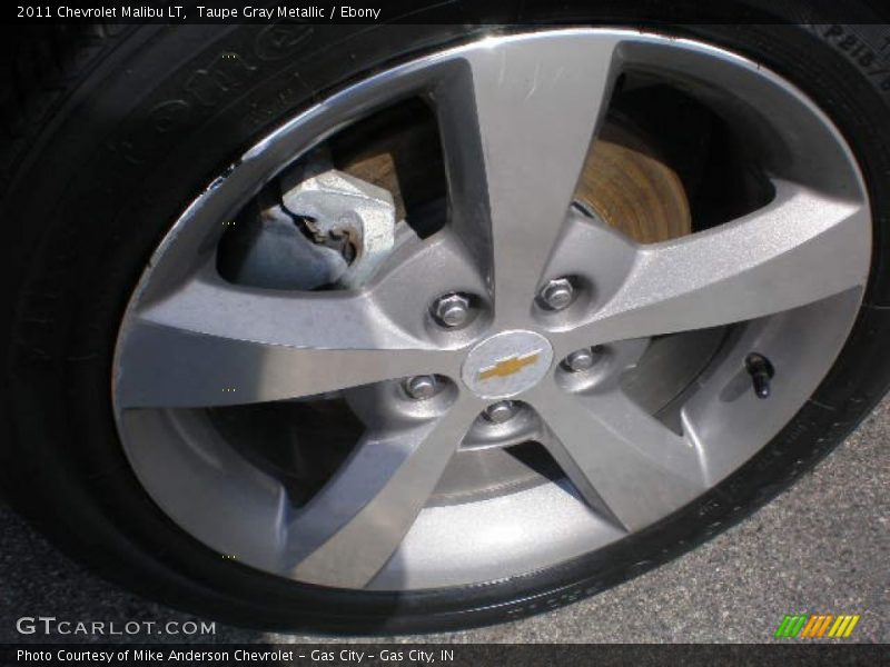 Taupe Gray Metallic / Ebony 2011 Chevrolet Malibu LT