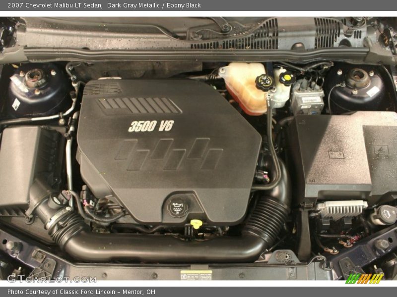 Dark Gray Metallic / Ebony Black 2007 Chevrolet Malibu LT Sedan