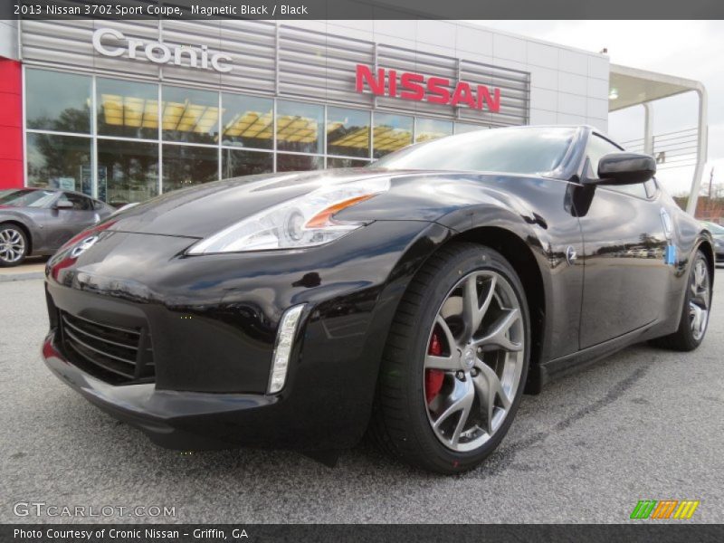 Magnetic Black / Black 2013 Nissan 370Z Sport Coupe