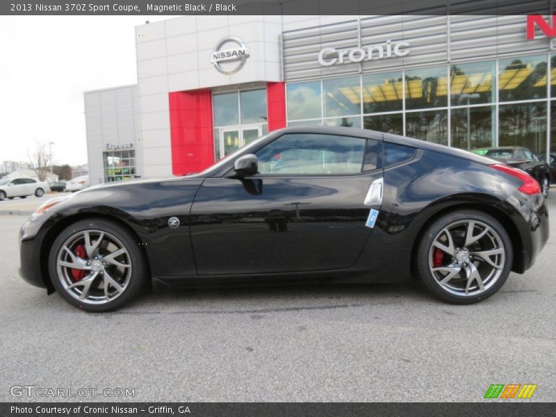 Magnetic Black / Black 2013 Nissan 370Z Sport Coupe