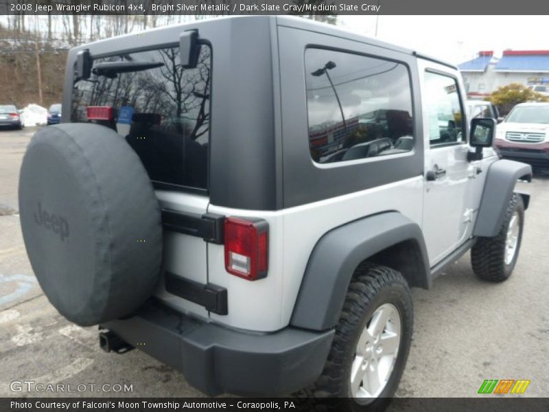 Bright Silver Metallic / Dark Slate Gray/Medium Slate Gray 2008 Jeep Wrangler Rubicon 4x4