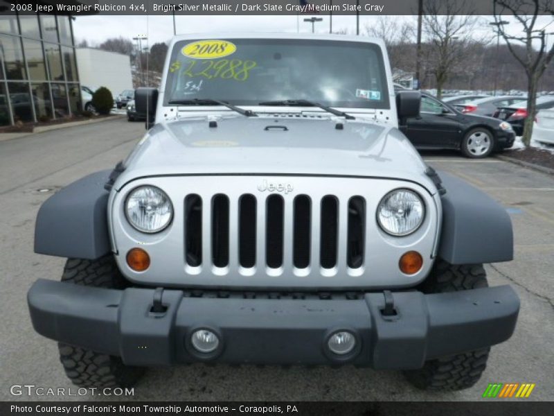  2008 Wrangler Rubicon 4x4 Bright Silver Metallic