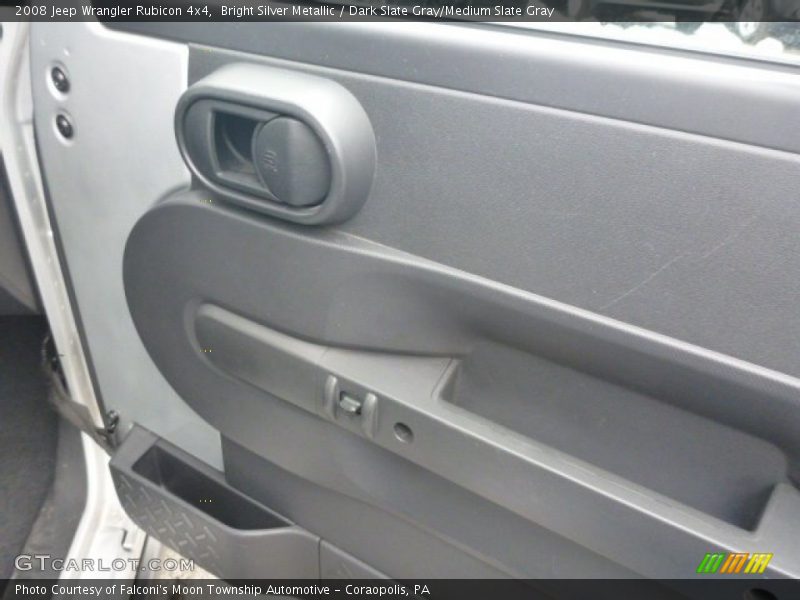 Bright Silver Metallic / Dark Slate Gray/Medium Slate Gray 2008 Jeep Wrangler Rubicon 4x4