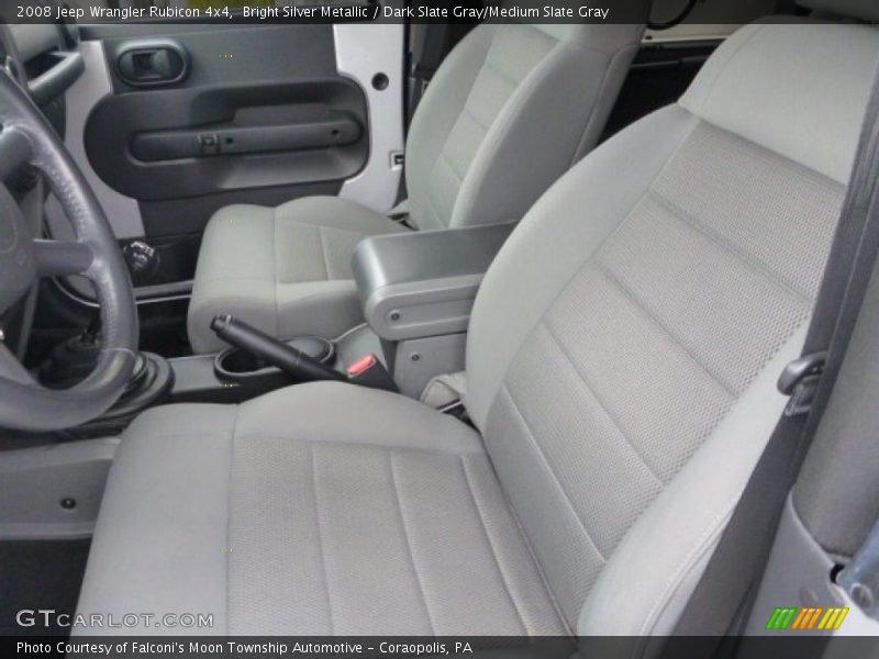 Bright Silver Metallic / Dark Slate Gray/Medium Slate Gray 2008 Jeep Wrangler Rubicon 4x4