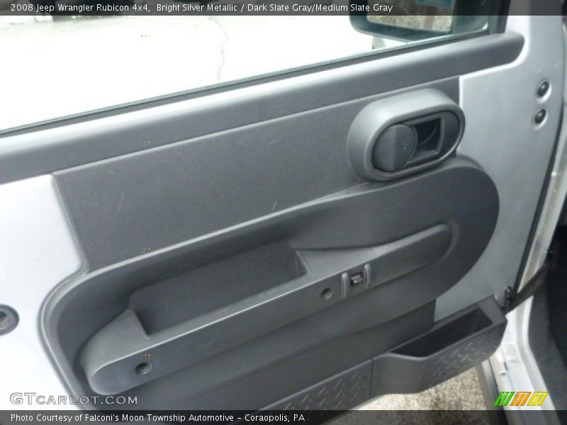 Bright Silver Metallic / Dark Slate Gray/Medium Slate Gray 2008 Jeep Wrangler Rubicon 4x4