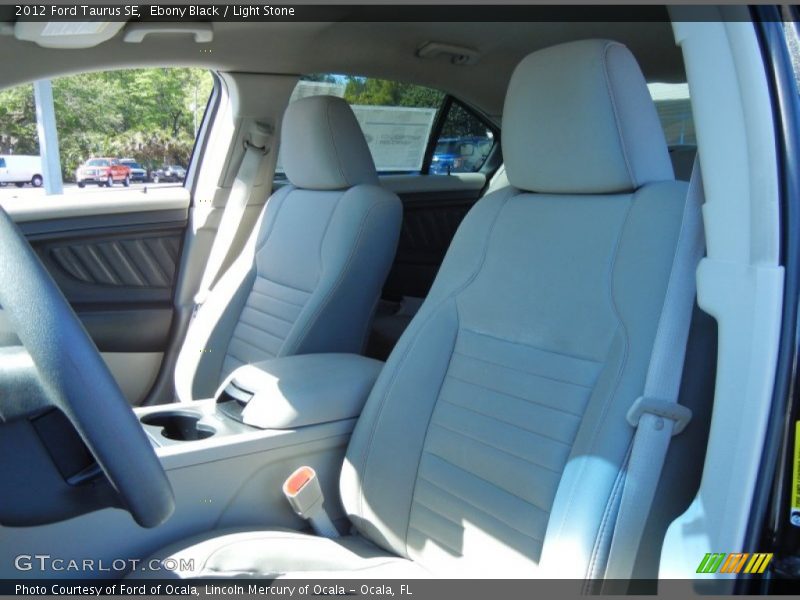 Ebony Black / Light Stone 2012 Ford Taurus SE