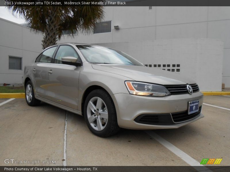 Moonrock Silver Metallic / Titan Black 2013 Volkswagen Jetta TDI Sedan