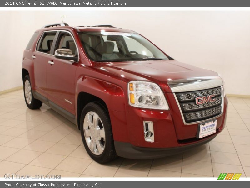 Merlot Jewel Metallic / Light Titanium 2011 GMC Terrain SLT AWD