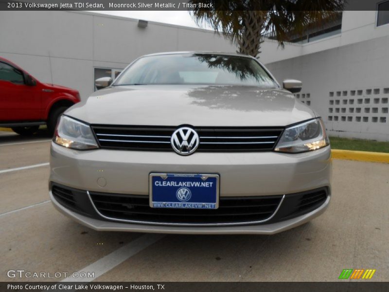 Moonrock Silver Metallic / Titan Black 2013 Volkswagen Jetta TDI Sedan