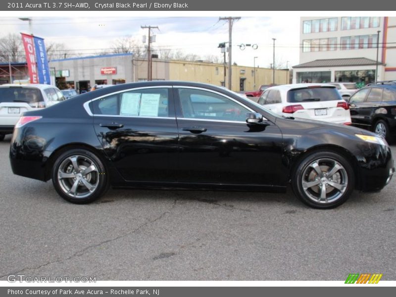 Crystal Black Pearl / Ebony Black 2011 Acura TL 3.7 SH-AWD