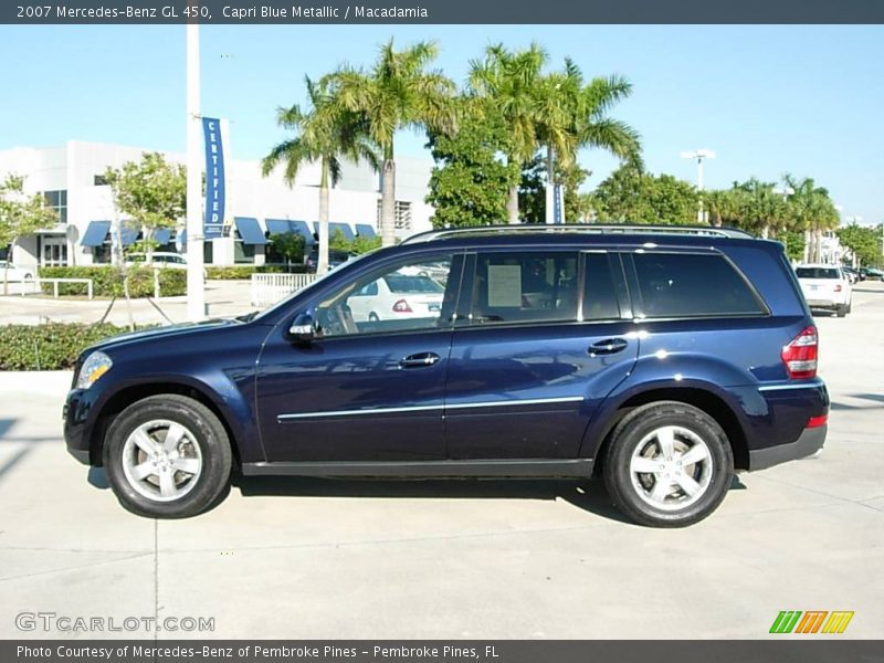 Capri Blue Metallic / Macadamia 2007 Mercedes-Benz GL 450