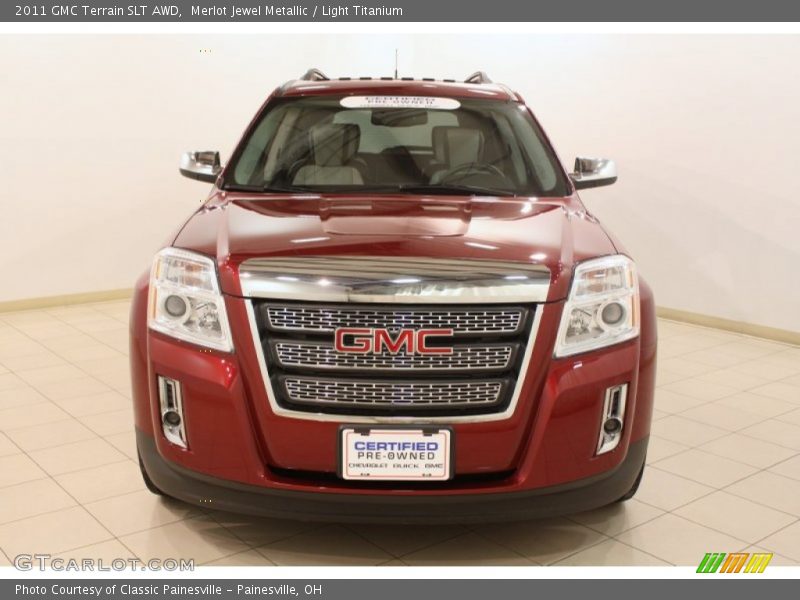 Merlot Jewel Metallic / Light Titanium 2011 GMC Terrain SLT AWD
