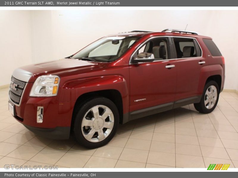 Merlot Jewel Metallic / Light Titanium 2011 GMC Terrain SLT AWD