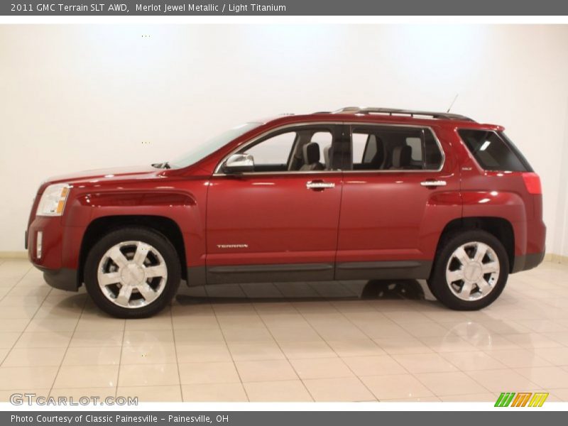 Merlot Jewel Metallic / Light Titanium 2011 GMC Terrain SLT AWD