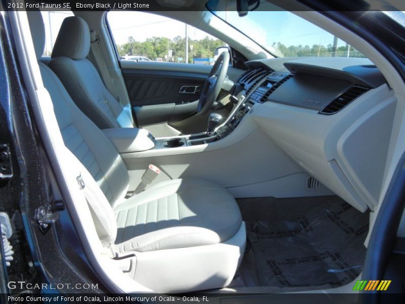Ebony Black / Light Stone 2012 Ford Taurus SE